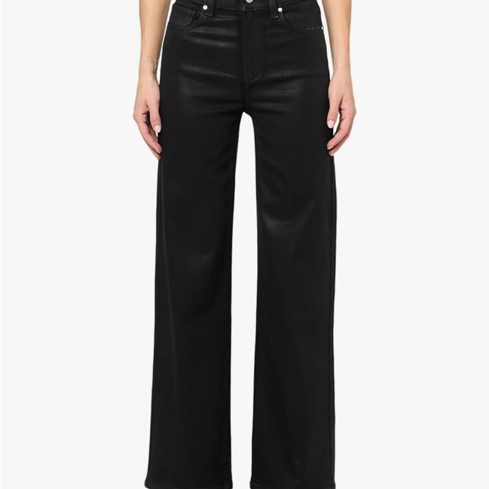 PAIGE Black High Rise Jeans Classic Fit